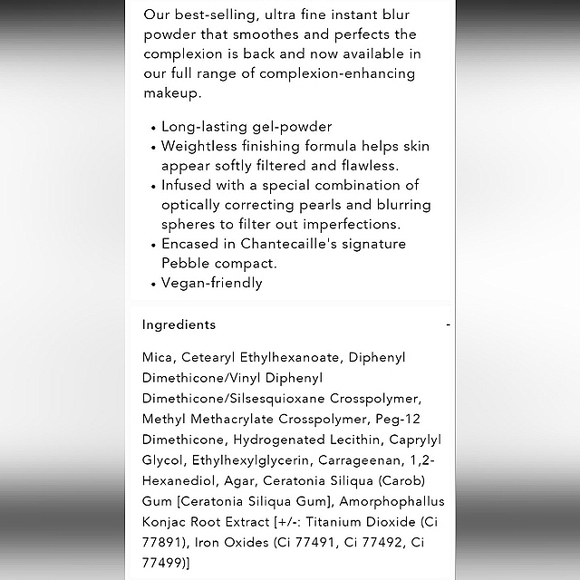 Chantecaille Perfect Blur Finishing Powder - Picture 6 of 6